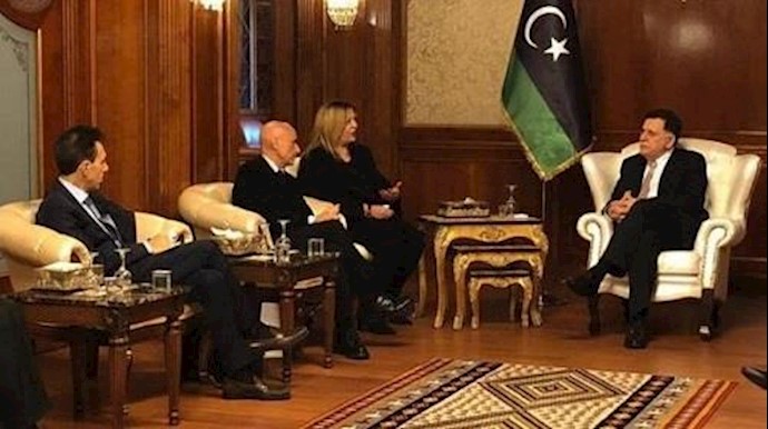 غرفة ليبية إيطالية مشترکة لمکافحة الهجرة وتجارة البشر