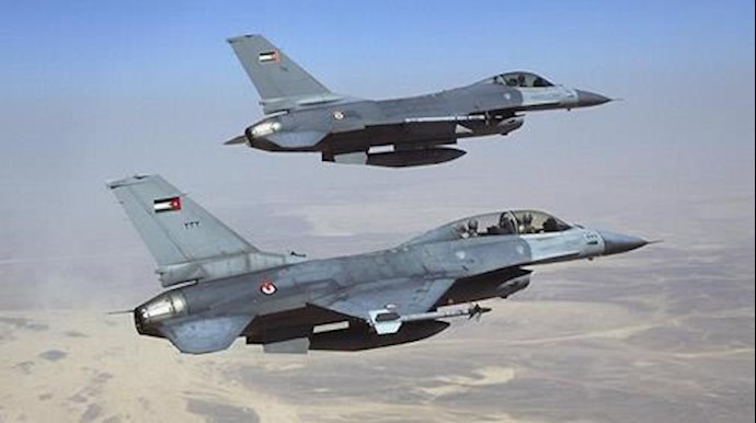 الجيش الأردني يشن غارات علی مواقع لداعش جنوب سوريا