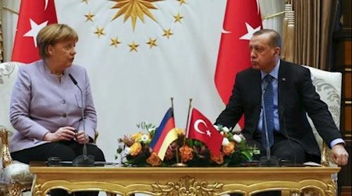 ميرکل وأردوغان يبحثان الإرهاب والانقلاب والتعديل الدستوري