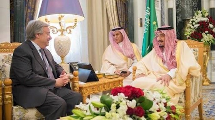 الملک سلمان يبحث مع غوتيريس المهام الأممية لتحقيق الأمن