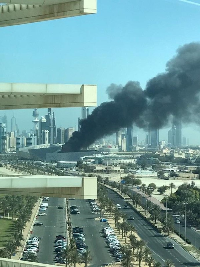 الکويت.. السيطرة علی حريق اندلع في دار الأوبرا