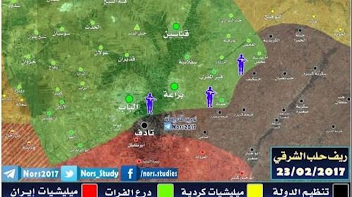 بعد تحرير الباب.. الجيش الحر يسيطر علی قباسين وبزاعة