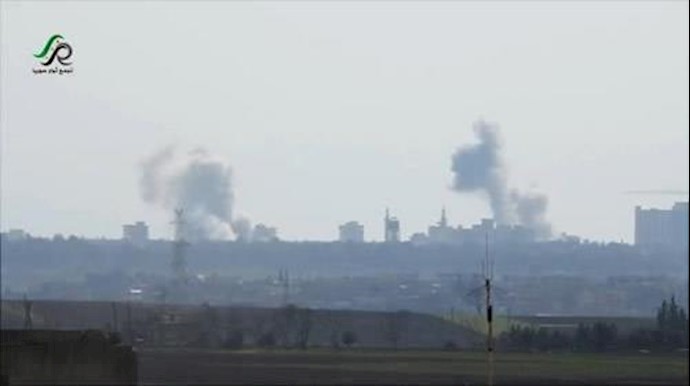 النظام السوري يهاجم الغوطة بالکلور وروسيا تقصف بالنابالم