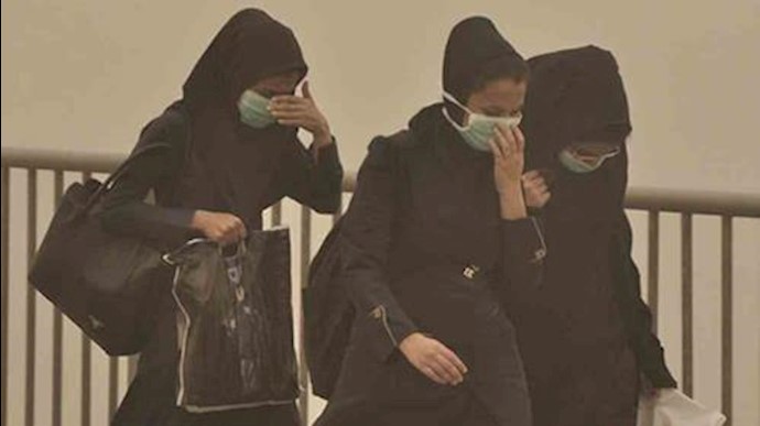 محافظة خوزستان تحرز المرتبة الأولی لتلوث الهواء في العالم