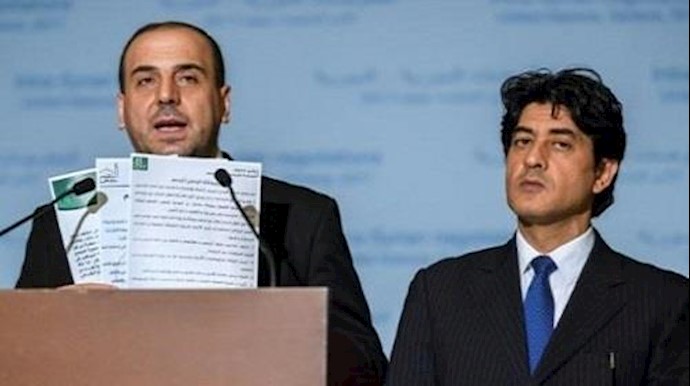 کبير مفاوضي المعارضة السورية يؤکد ان العملية السياسية في جنيف متوقفة