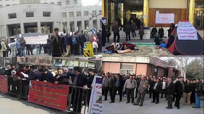 ايران: أکثر من 120 سلسلة احتجاجات للعمال والتربويين وغيرهم من الشرائح المحرومة في الاسبوع الماضي
