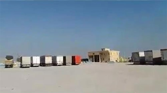 إيران..احتجاج السواق في سوق مهران الحدودي+ فيديو