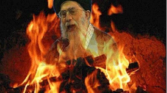 نعم لاحتفالات نهاية السنة الايرانية النارية ضد النظام