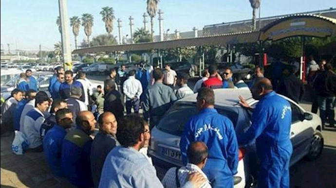 إيران..تجمع احتجاجي لعمال مصفاة مدينة آبادان