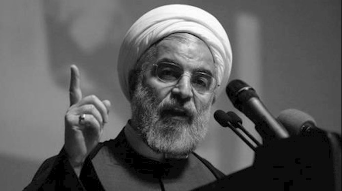 روحاني مصدوم بالضربة الأميرکية يدافع عن نظام بشار الأسد المجرم