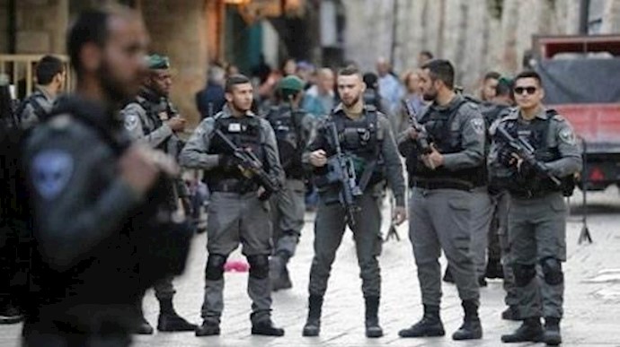 تظاهرة في القدس ضد احتلال الاراضي الفلسطينية