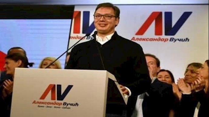 رئيس الوزراء الصربي الکسندر فوتشيتش رئيسا للجمهورية من الدورة الاولی
