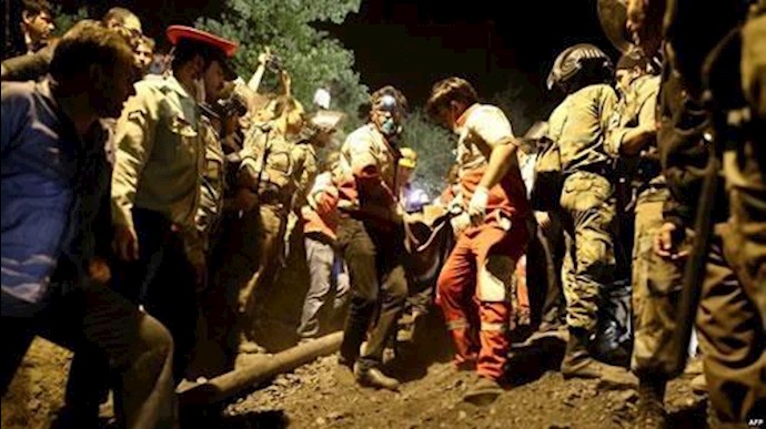ايران.. عدد ضحايا کارثة منجم يورت يرتفع الی 44 شخصا