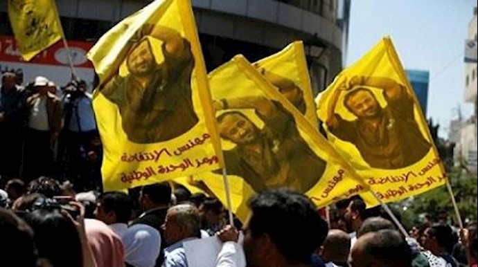 مواجهات قرب رام الله خلال تظاهرة دعم للمعتقلين المضربين عن الطعام