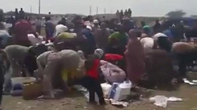 تحرک عجيب لأهالي مدينة ميناب لصراع الجوع + فيديو
