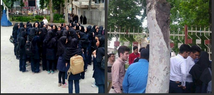 بالفيديو والصور.. تجمعات احتجاجية في کل من مدن نيشابور وآمول وجرجان وساري