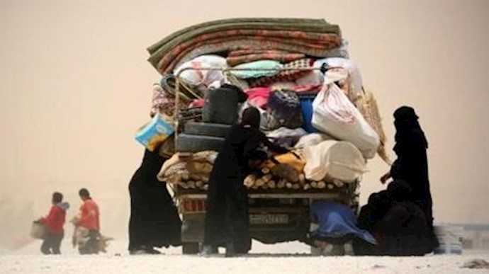 نحو مئتي الف شخص غادروا الرقة السورية