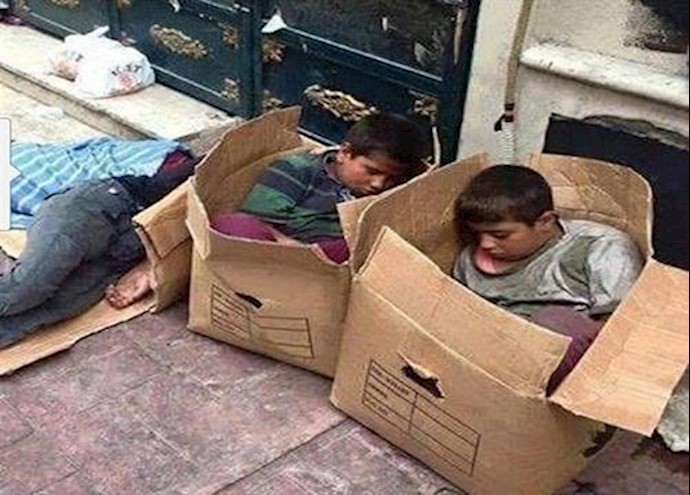 المبيت في کتل خرسانية هي ظاهرة جديدة في إيران