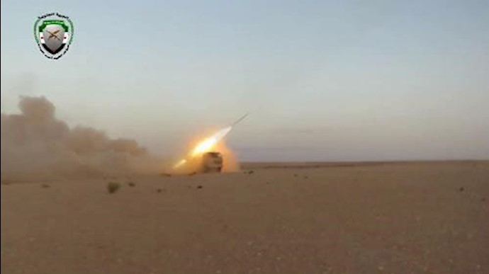 بالفيديو.. الثوار يستهدفون ميليشيات إيران بعشرات الصواريخ قرب معبر التنف