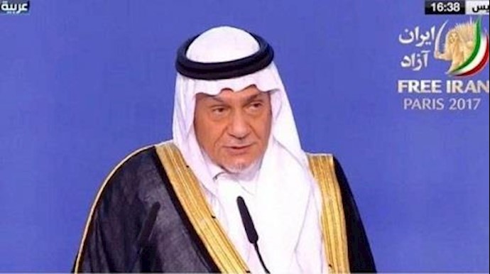 ترکي الفيصل في مؤتمر المقاومة الإيرانية: استبدال النظام الحاکم المستبد في طهران قريب جداً