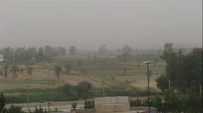 ايران.. قصر شيرين محاصرة في ذرات الغبار العالقة