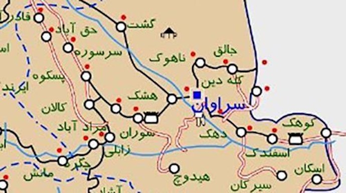 إيران..تجمع احتجاجي لساکني الحدود في سراوان