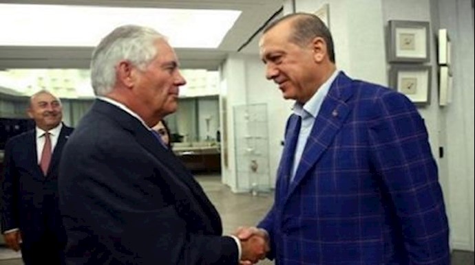 اردوغان يجري محادثات مع تيلرسون في اسطنبول
