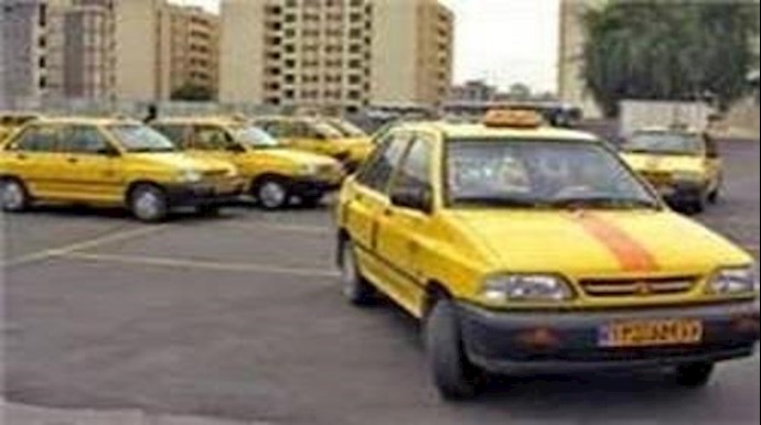 تجمع احتجاجي لسواق التکسي بمدينة إيلام