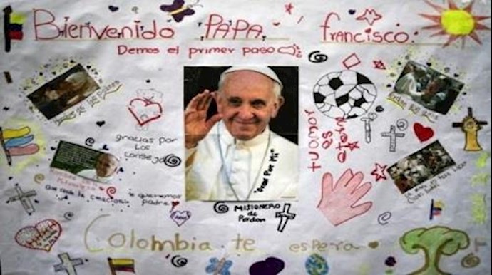 البابا فرنسيس يزور کولومبيا للدعوة الی المصالحة