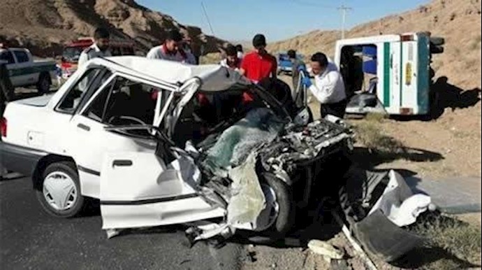 جرحی وقتيل في حادث مروري في ايران