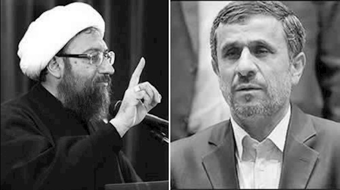 رسالة احمدي نجاد الإحتجاجية إلی الملا صادق لاريجاني