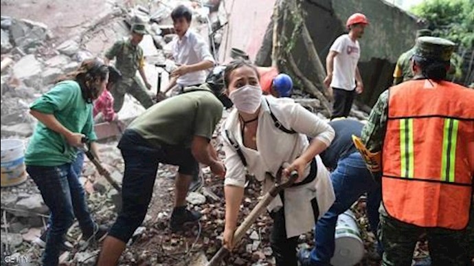 ارتفاع جديد بعدد ضحايا زلزال المکسيک