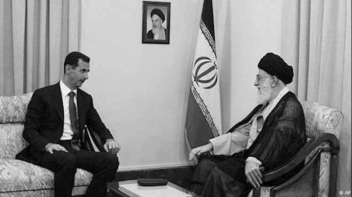 الأسد يبارک لخامنئي ويهنّئه علی کسر حصار مدينة سورية!