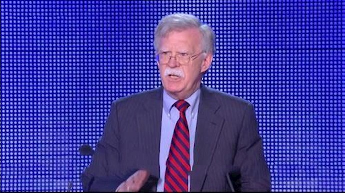 جون بولتون: علی الولايات المتحدة أن تنسحب کاملة من الاتفاق النووي الموقّع مع النظام الايراني