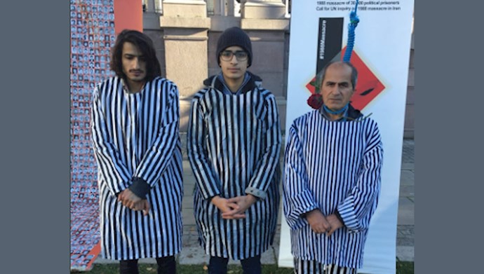 مظاهرة لانصار المقاومة الإيرانية في العاصمة النرويجية اوسلو ضد الإعدامات